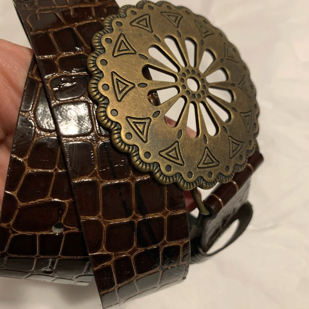 Buffalo David Bitton Brown Leather Belt